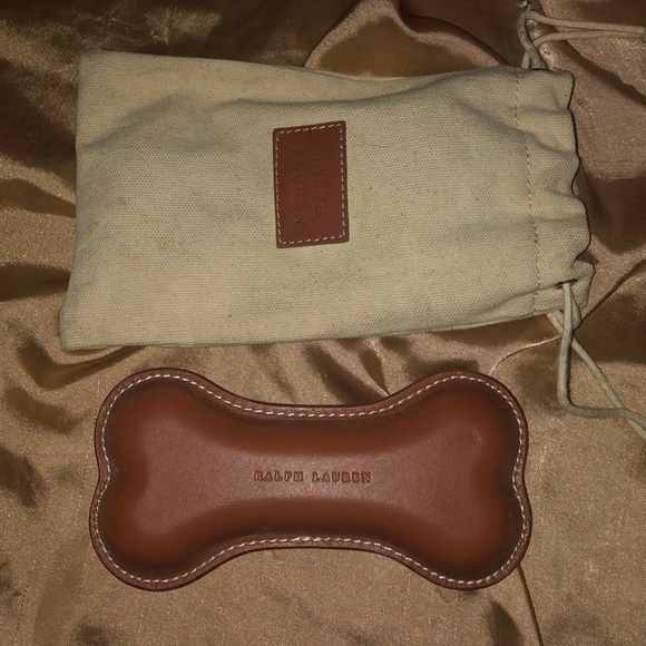 Ralph Lauren leather dog bone - Picture 2 of 2